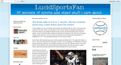 Desktop Screenshot of lucidsportsfan.com